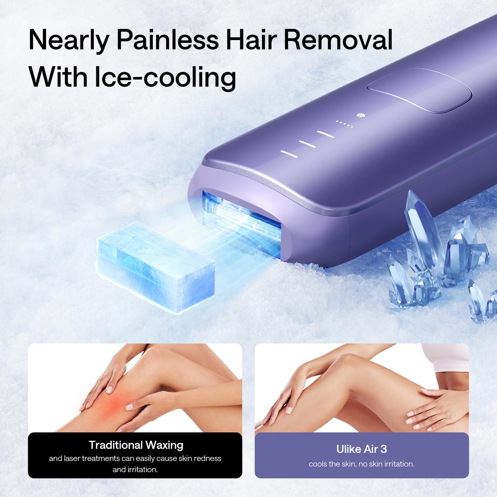 Ulike Air 3 IPL Hair Removal Device for Women Men, Patented Ice