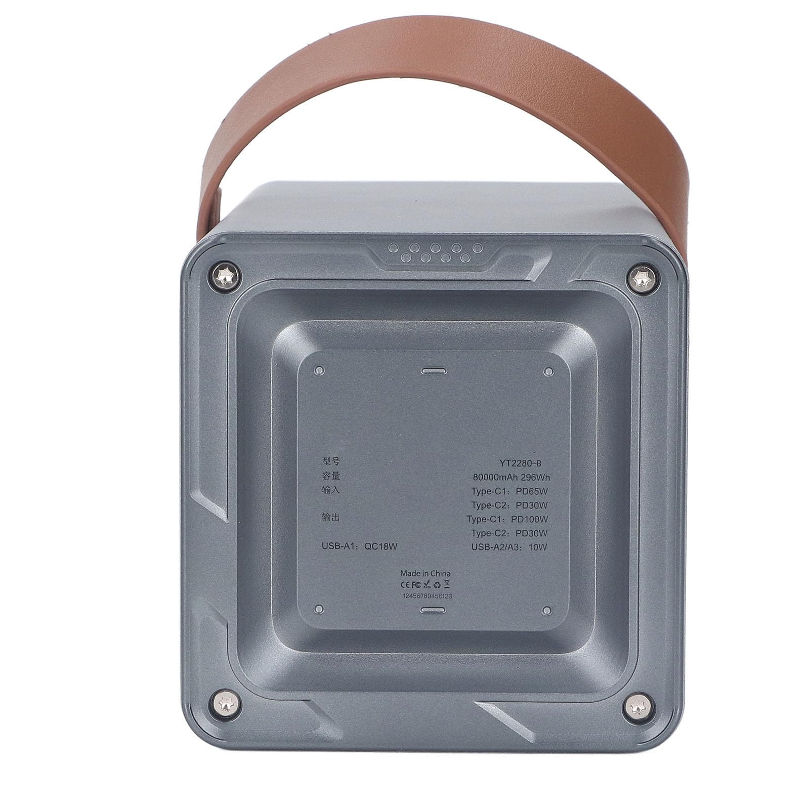 Garosa Generador Portátil 80000mAh 296Wh de la Central Eléctrica 120W con