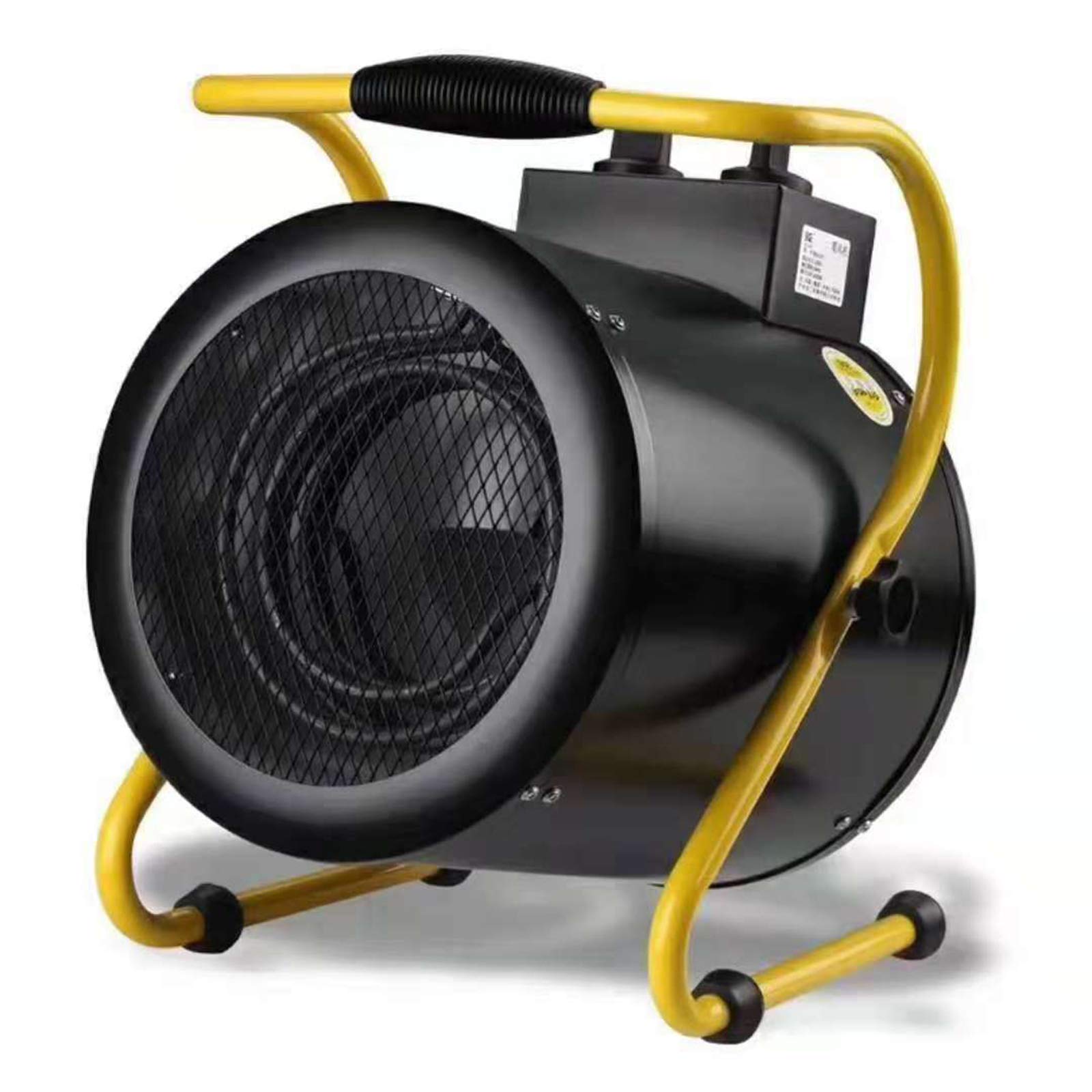 Calentador De Espacio Industrial, con Termostato Ajustable Impermeable, Protección contra Sobrecalentamiento, Calentador De Patio Portátil, para Invernadero, Taller, Garaje,5000w