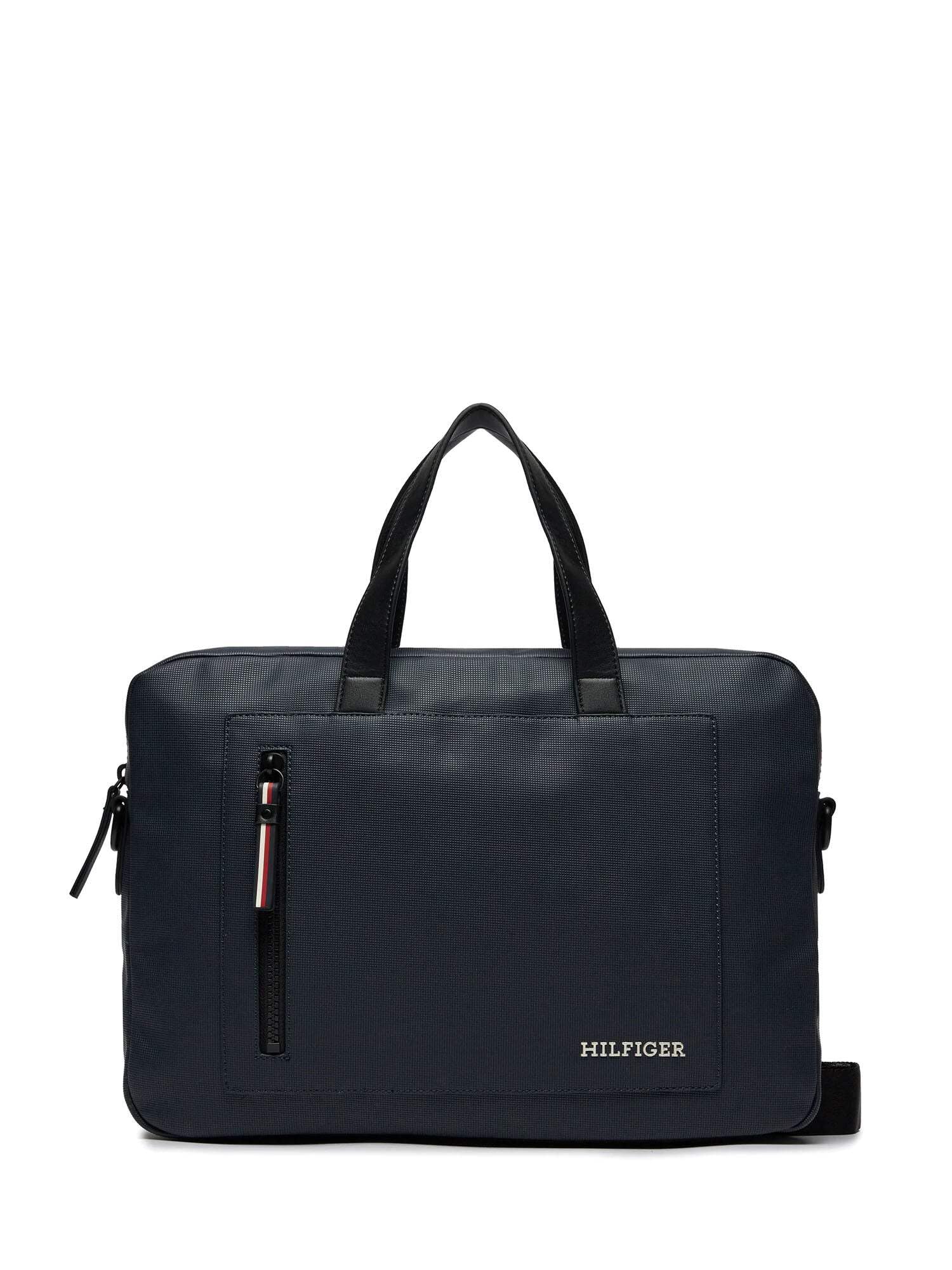 Tommy Hilfiger TH Pique Monotype Slim Computer Bag Space Blue