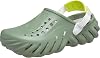 Crocs Unisex Adult Echo Clog, Moss, 14 Women12 Men
