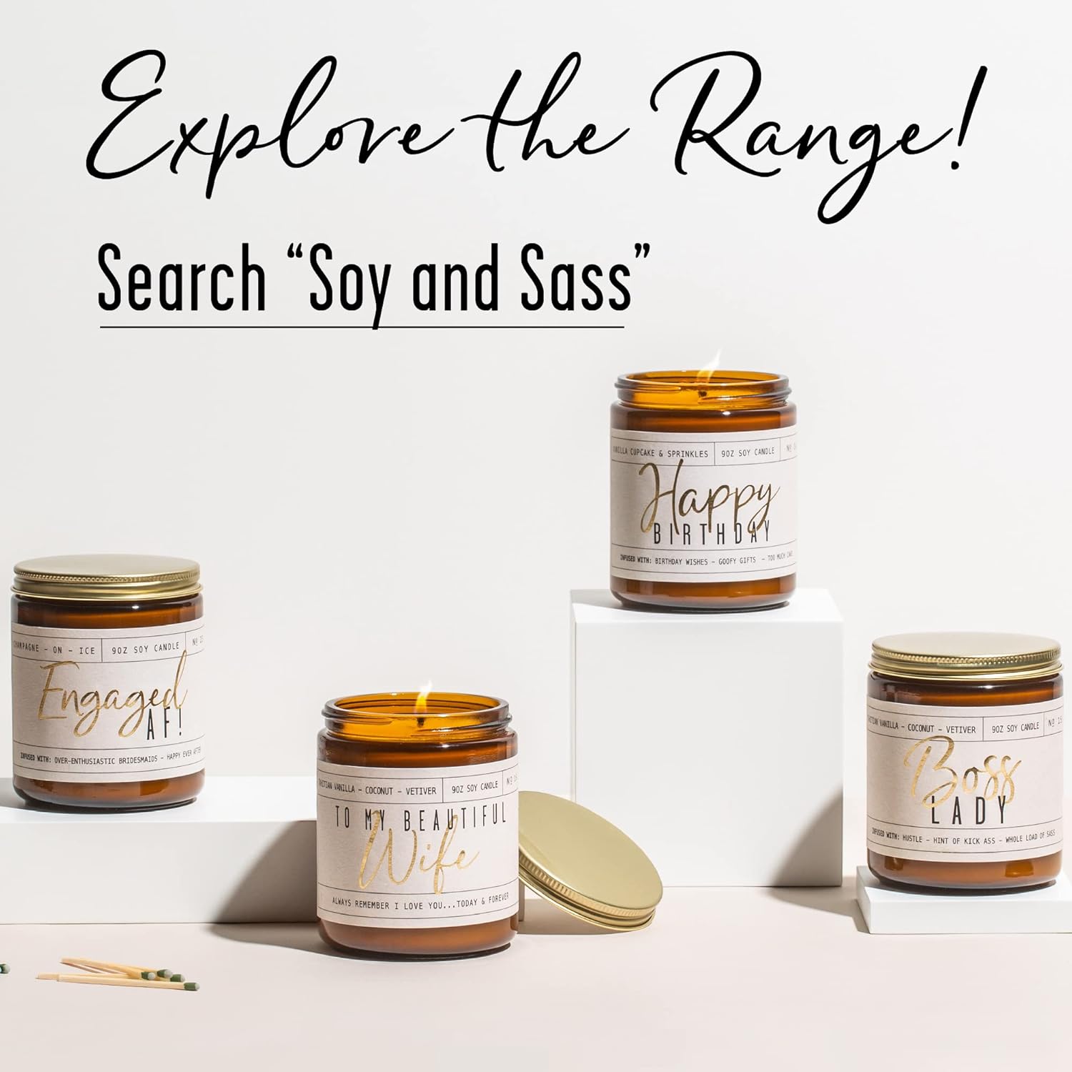 You Got This Gift for Women - 'You Got This' Soy Candle, w/Vanilla, Coconut & Citrus I Positive Vibes Candles for Women I Motivational Desk Decor I Inspirational Decor I 9oz Jar, 50Hr Burn, USA Made - Image 8