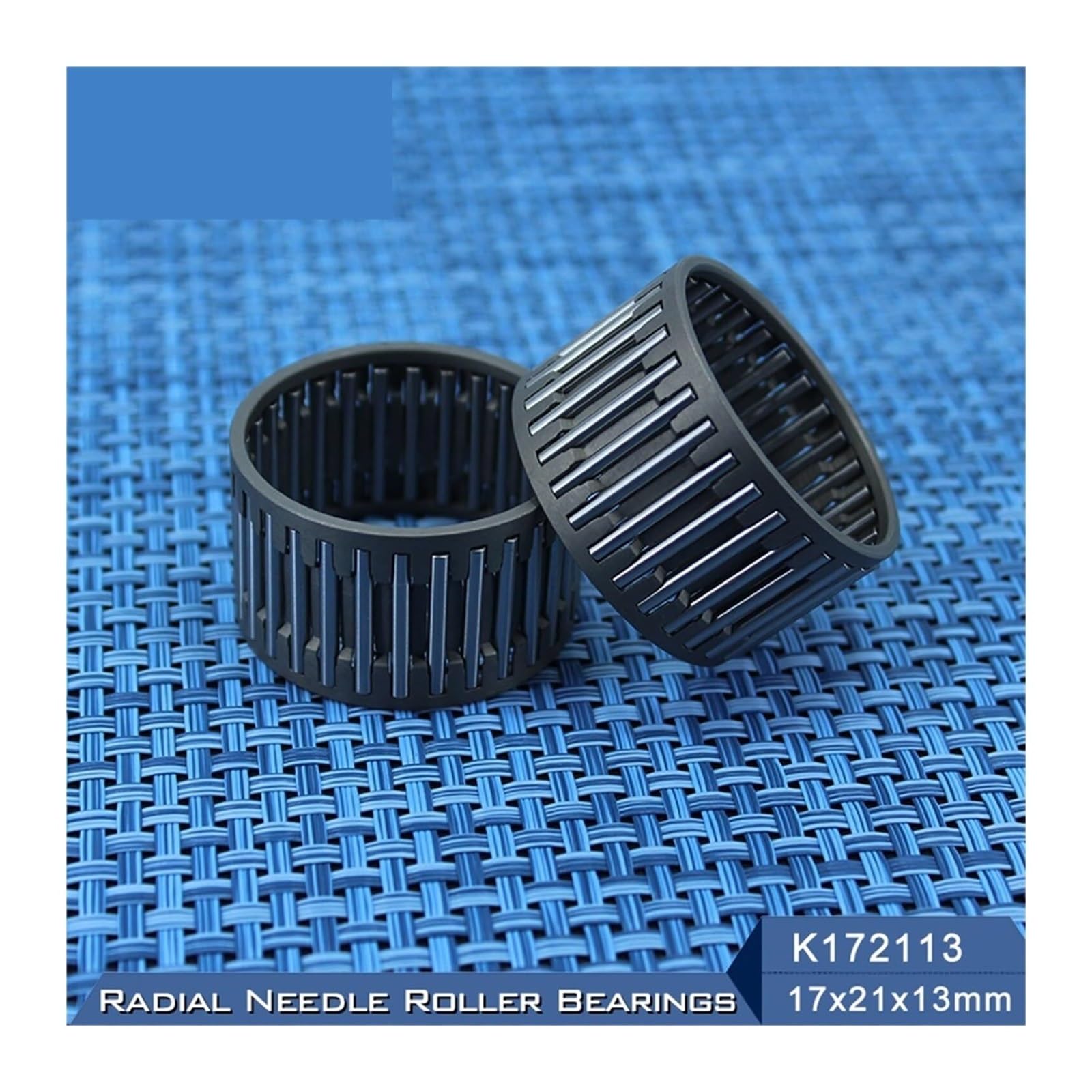 Abgedichtete Lager, K172113 Lagergröße 17 * 21 13 mm (2 Stück) Radial-Nadelkäfigbaugruppen 39241/17 Lager K17x21x13