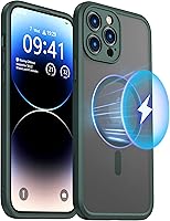 Vista 194 de ImpactStrong Magnetic Guard Designed for iPhone 14 Pro Max Case [Camera Protection] [Military Grade Drop Tested] [Compatible with MagSafe] Slim Black