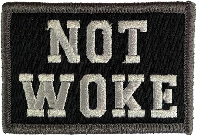 Not Woke Morale Patch 2"x3" - Multitan