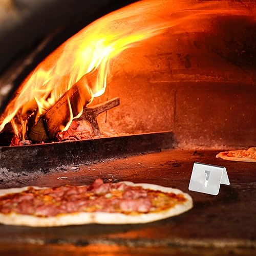 Miniatura 4 de TableCraft TC150 - Carpas con números de acero inoxidable, juego de 1 a 50, doble cara para visibilidad, diseño duradero de 2.5 x 2 pulgadas, apto