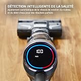 Rowenta X-Clean 4 Aspirateur Balai Laveur sans Fil, Aspiration et Lavage Puissant, Intelligent, Autonomie 50min, Autonettoyage GZ5036WO, Gris - 8