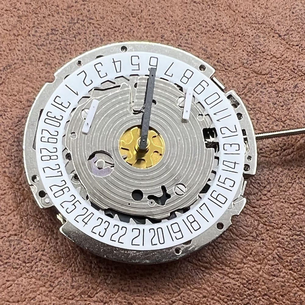 Movimento 'Orologio Quarzo Multifunzionale 6 Lancette ISA 8171 | sostituto ISA 8171: diametro 25,6 mm, 6 Lancette, data manuale, corpo in metallo resistente, facile installazione.