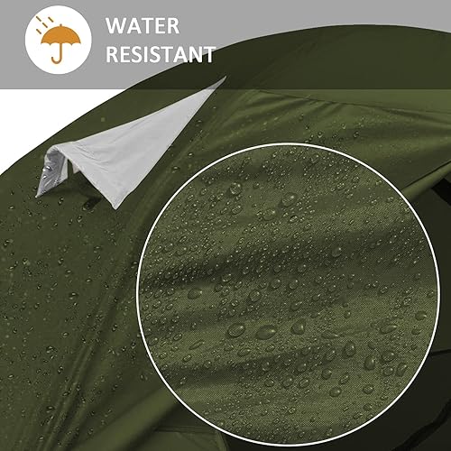 Miniatura 3 de Bessport Camping Tent 12 Person Tent Waterproof Two Doors Backpacking Tent Easy Setup Lightweight for Outdoor, Hiking Mountaineering Travel