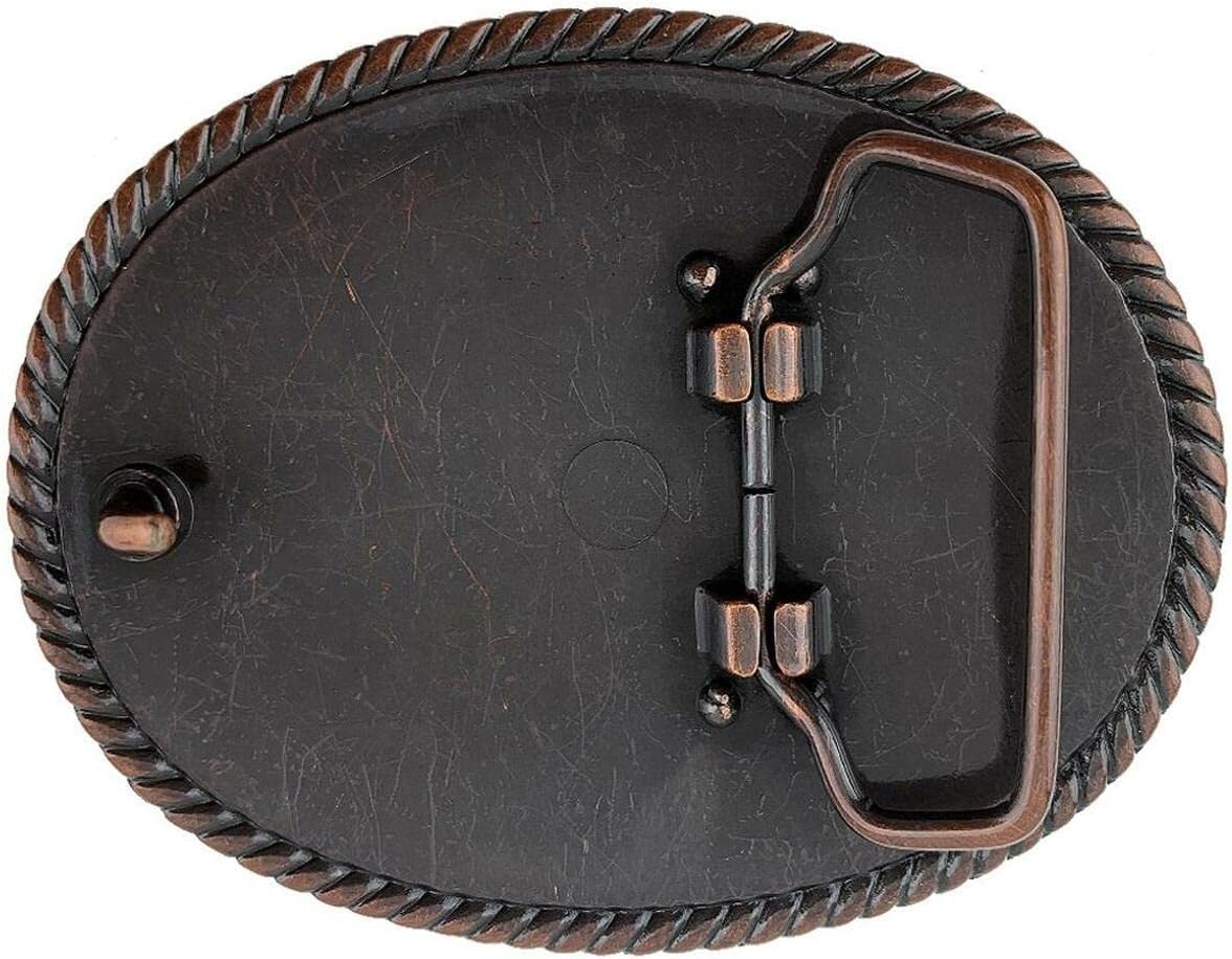 Western Floral Eagle Dogs Birds Star Replacement Belt Buckle Fits 1-1/2"(38mm) Belt Strap-Multi-Style Options - Image 2