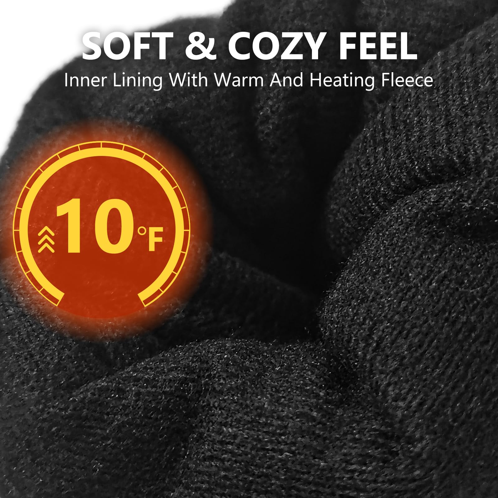 Des gants de ski imperméables d'hiver pour enfants, hommes et femmes - Des gants idéaux pour le froid lors du cyclisme, de la conduite et de la course.