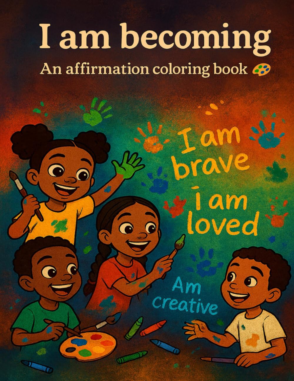 I am becoming: An affirmation coloring book for big kids (The I Am series)