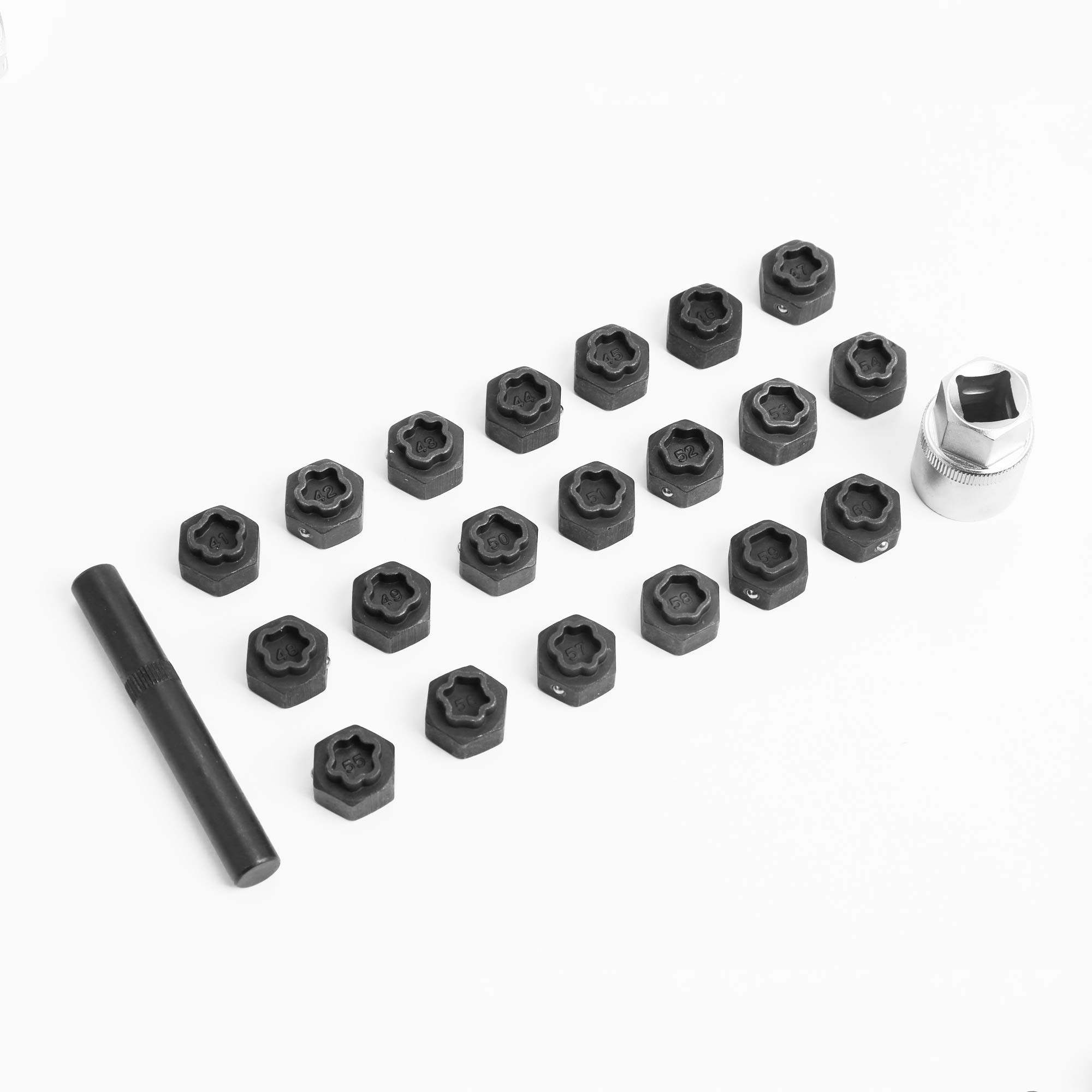 Compatible for 22PC Anti-Theft Wheel Locking Bolt Nut Key Removal Set Wheels Locks for BMW product thumbnail 6
