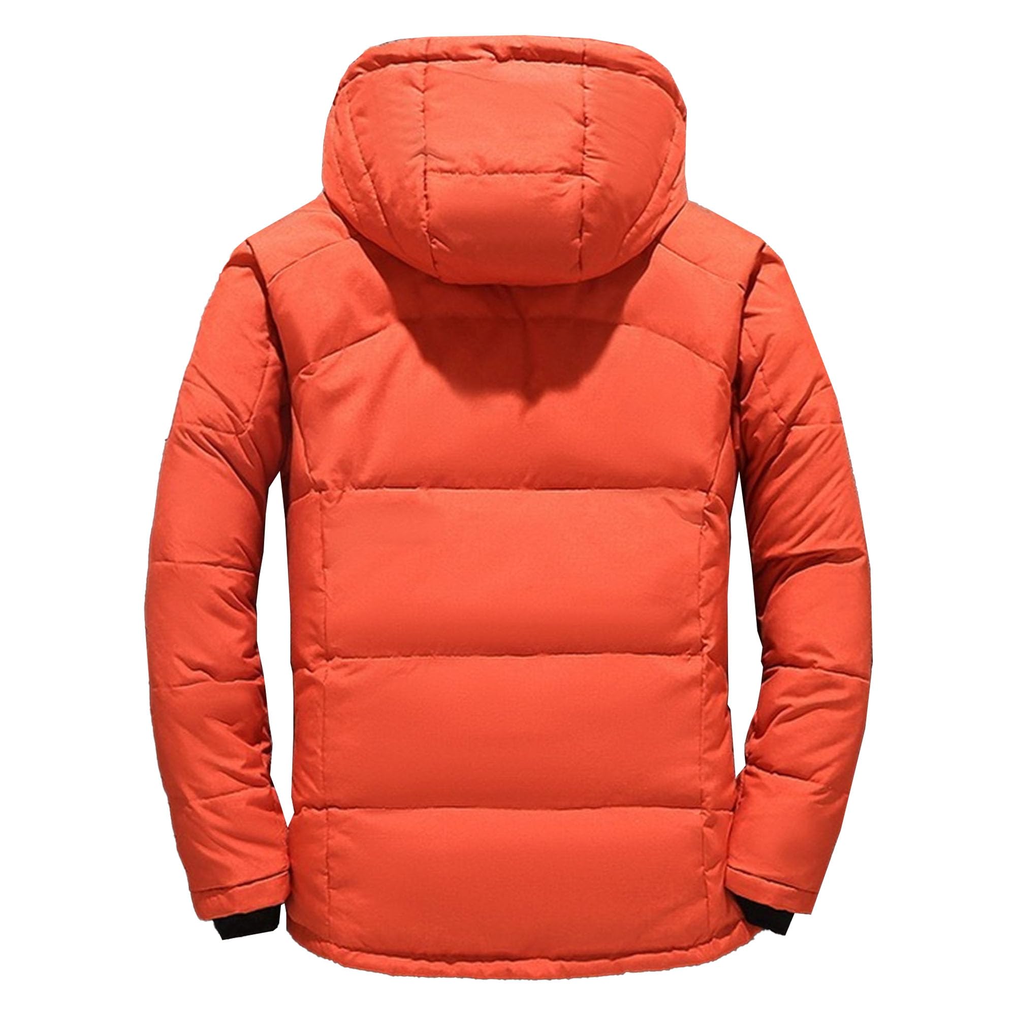 Chaqueta de esquí de montaña para hombre, ajustada, cálida, cortavientos, chaqueta de trabajo con capucha