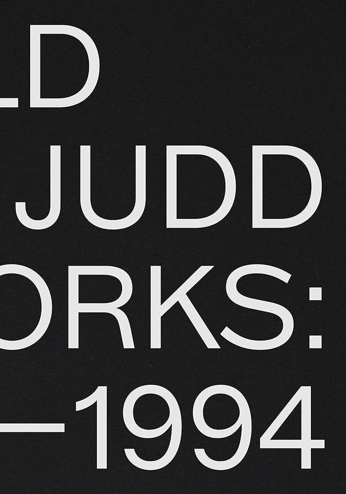 ドナルドジャッド　Donald Judd Artworks 1970 1994 ARTWORKS 1970-1994：ドナルド・ジャッドの販売・通販 | OIL