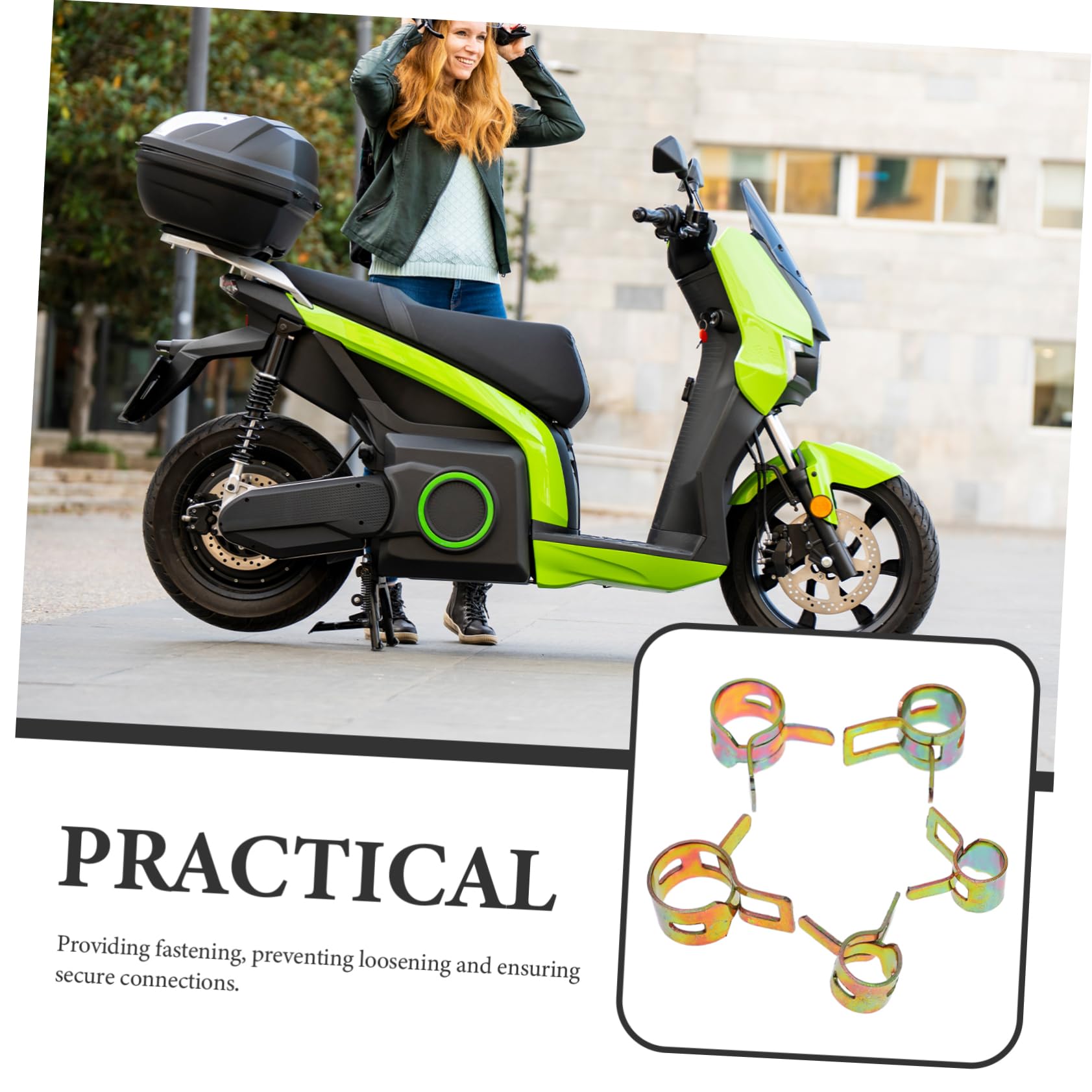 Unomor Piece Car Hose Hoops Set Oil Hose Clamps Heavy Duty Tubing Clamps for Oil Lines Mm-mm Sizes