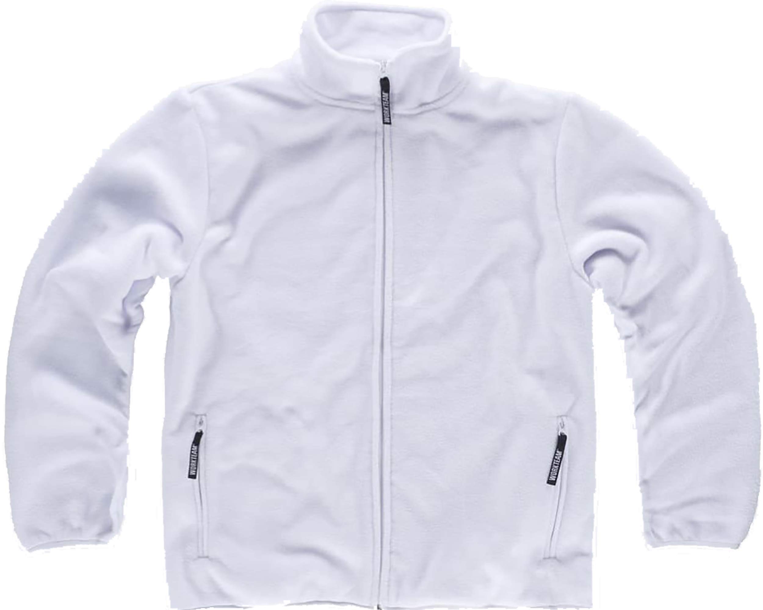 WORKTEAM Chaqueta Polar Cuello Alto Cremallera 100% Poliéster 280g Interior Suave Cálida Transpirable Ropa Laboral Outdoor Unisex