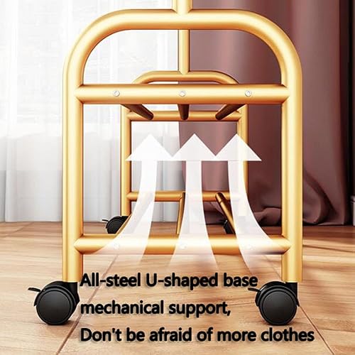 Miniatura 5 de Perchero de metal para ropa con estante inferior para colgar ropa, abrigos, faldas, camisas, suéteres, organizador de armario independiente