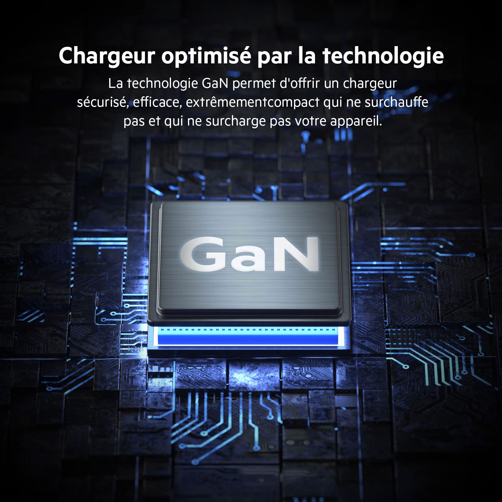 Double chargeur secteur Belkin BoostCharge Pro USB C GaN 45W Noir