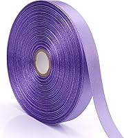 Vista 14 de Cinta blanca de 1-1/2 pulgadas, para envolver regalos, 50 yardas, perfecta para boda, fiesta, corona, costura, accesorios para el cabello