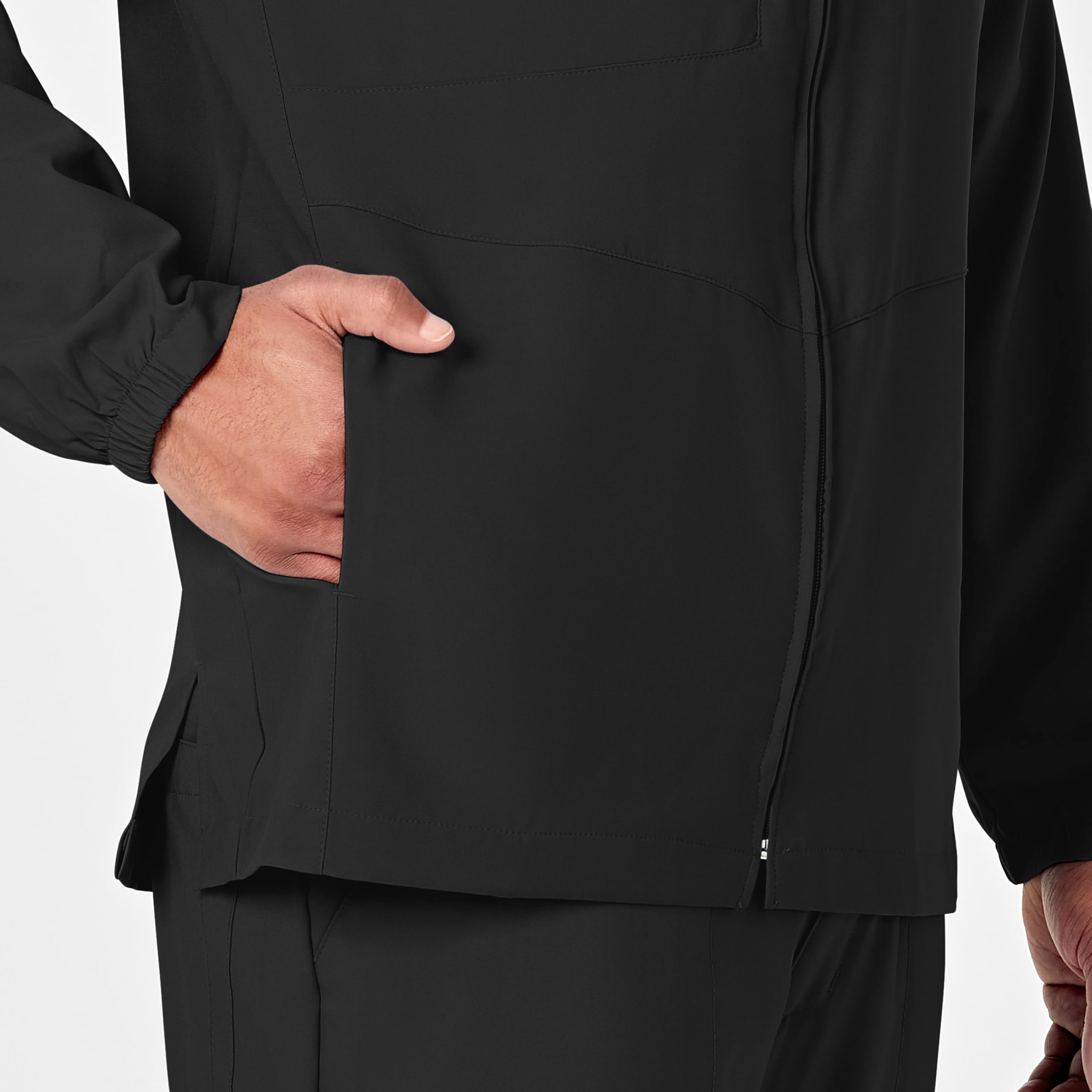 WonderWink Zip-front Warm-up Jacket Chaqueta de calentamiento con cremallera frontal Hombre