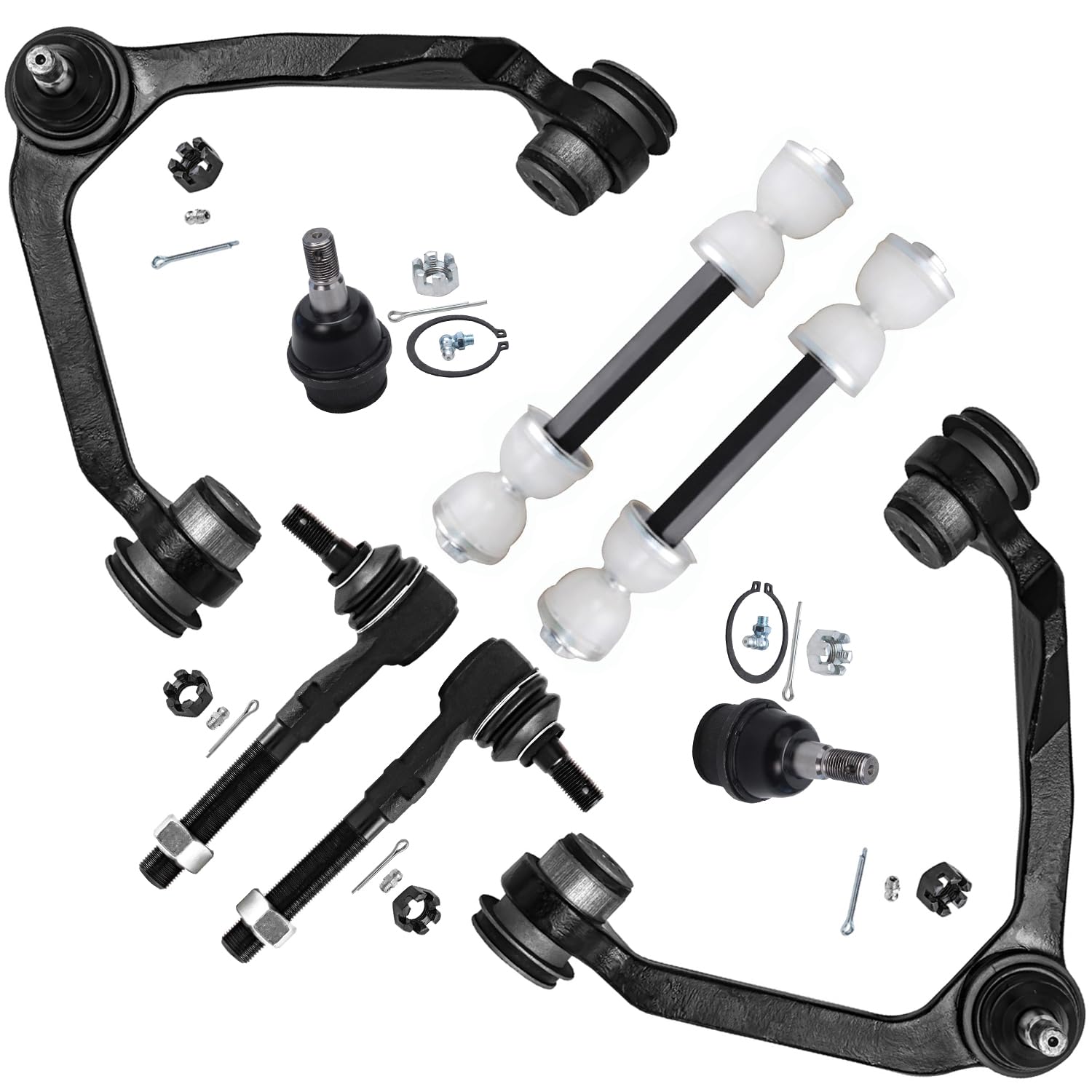 Detroit Axle - 8pc 4WD Front End Kit for Ford Expedition F-150 F-250