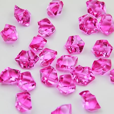 Acrylic Color Faux Ice Rock Crystals Treasure Gems for