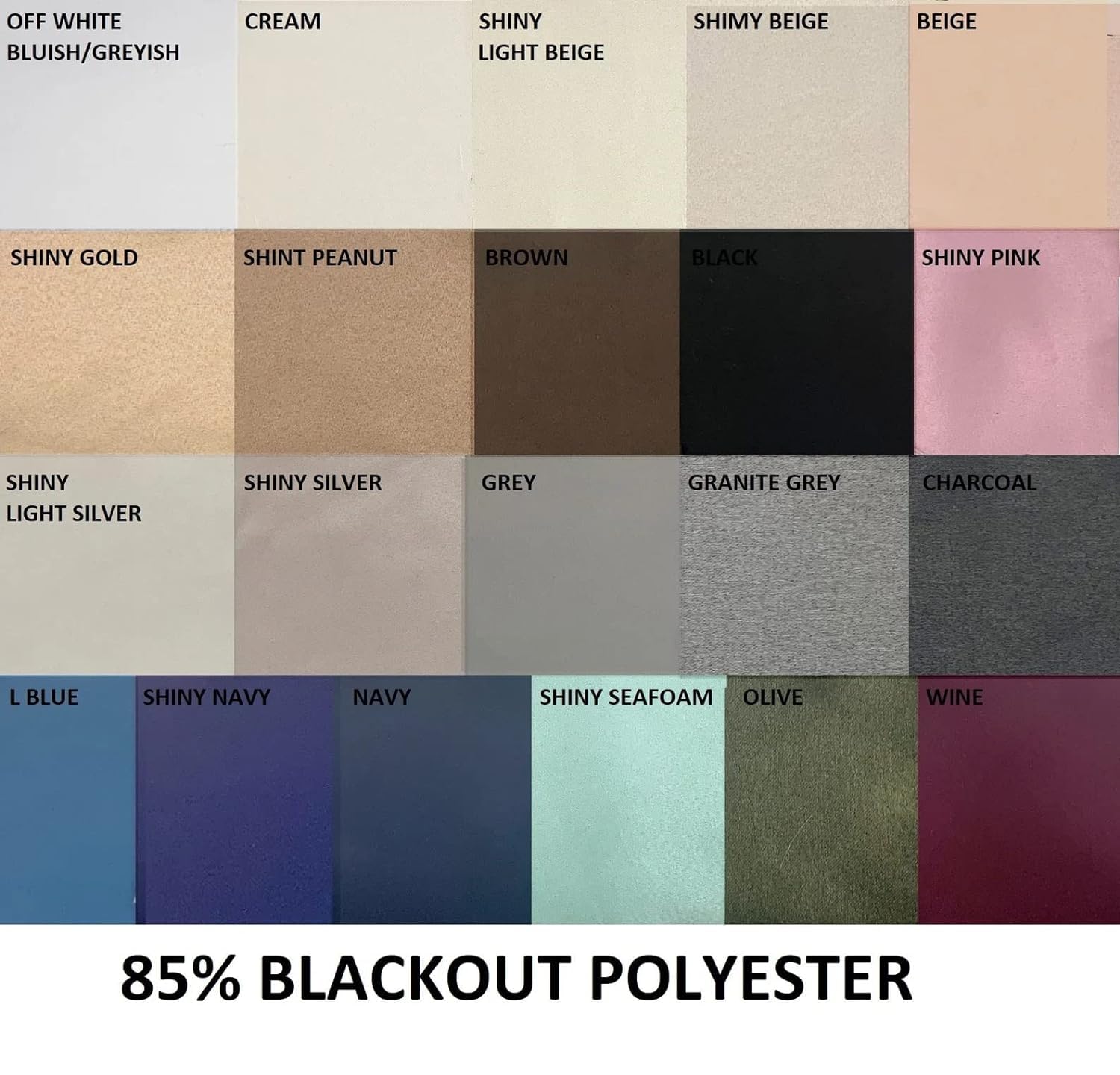 Ikiriska Blackout Extra Long Curtain. 12-24 ft Long Darkening Custom Made Drape (Cream, 50Wx204”l)