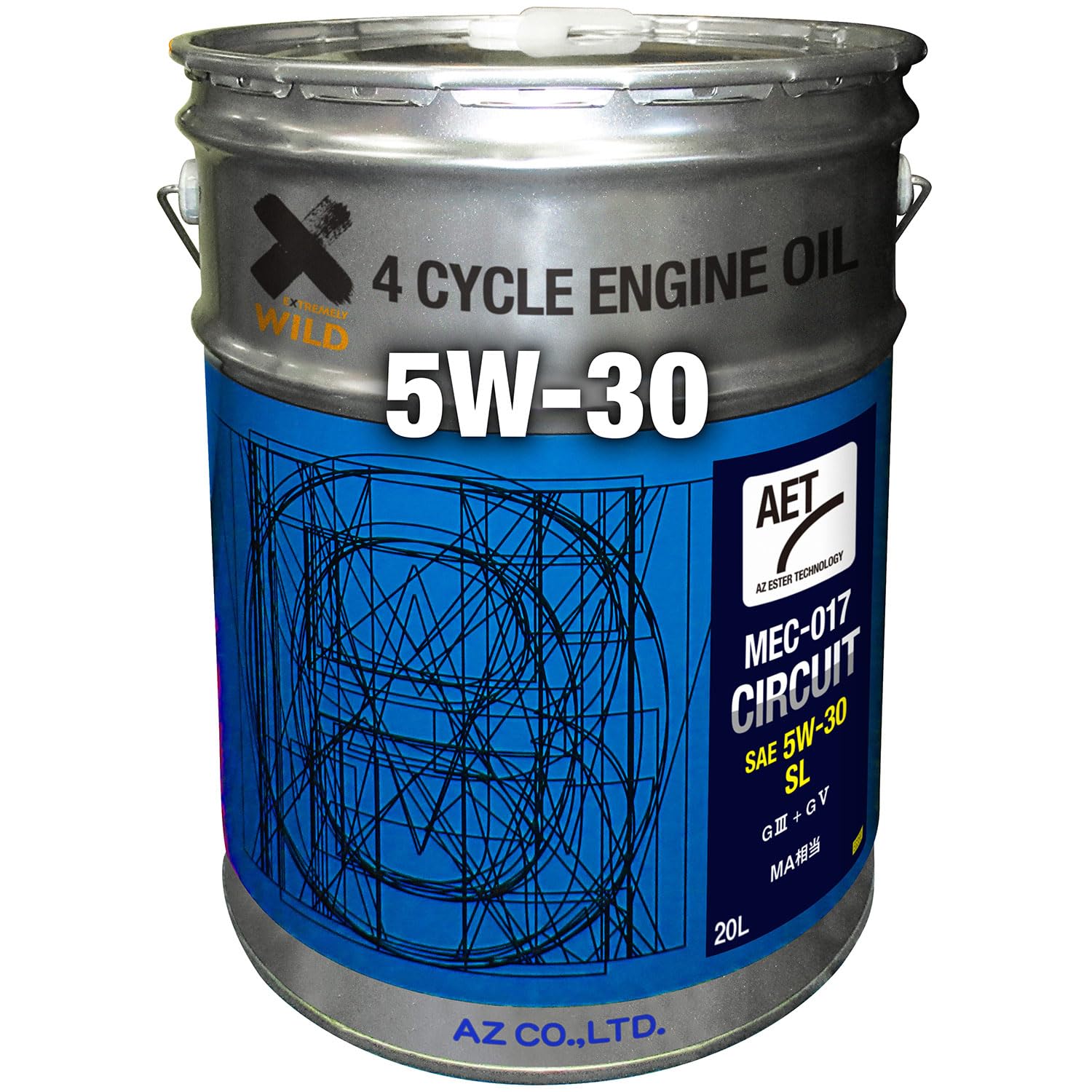 Amazon.co.jp: AZ(エーゼット) バイク用 4サイクル エンジンオイル MEC