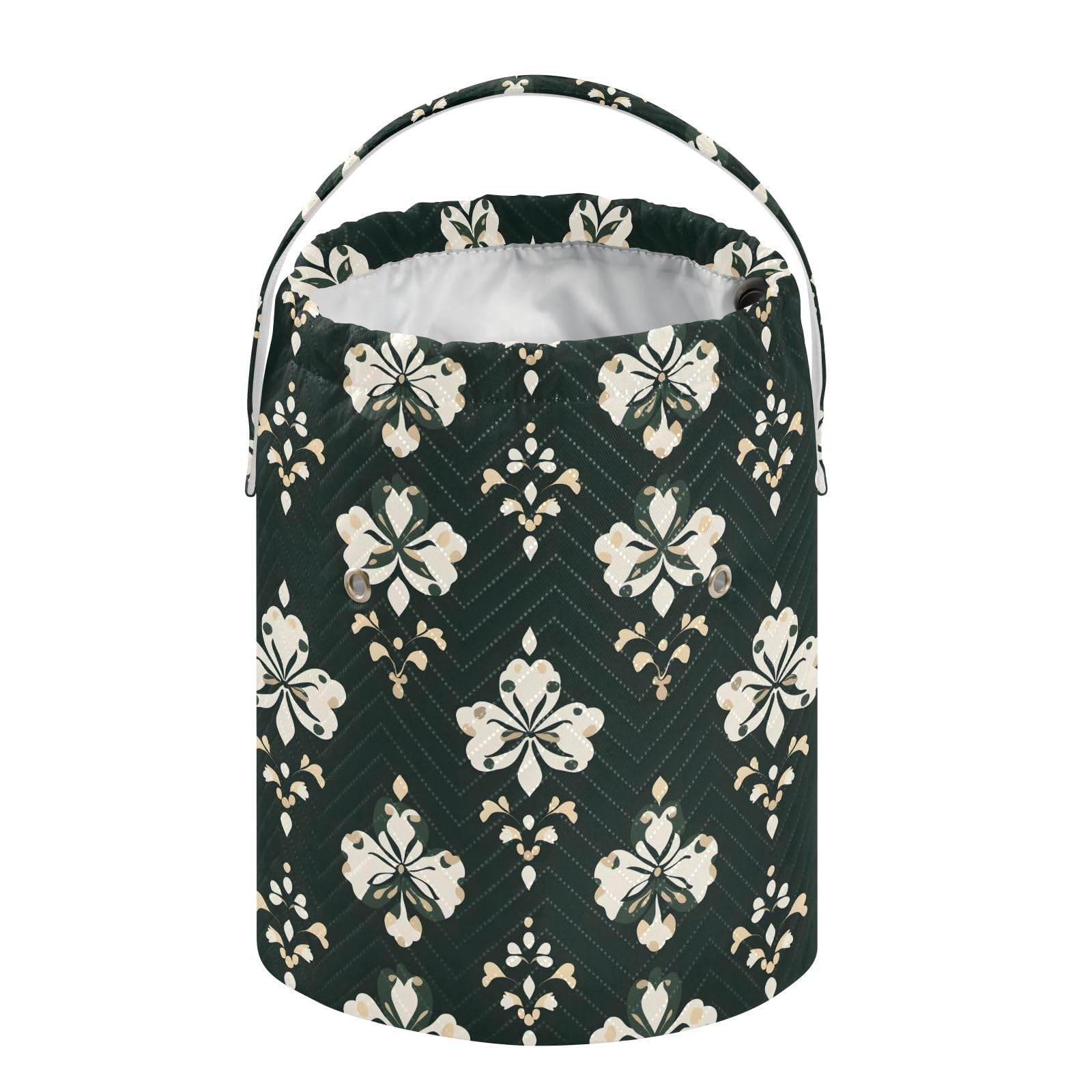 Yarn Storage Bag Small Crochet Bag Knitting Bag Organizer European Floral Yarn Bags for Crocheting Basket