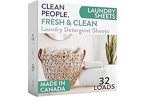 The Clean People Ultra-Concentrated Laundry Detergent Sheets: Pure Ivory Scent