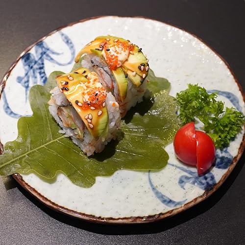 Miniatura 5 de Hojas verdes hojas reales Quercus dentata Thunb Leaf Sushi Plate Decoración Plato Decoración de Alimentos Decoración Natural Decoración de Alimentos