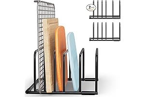 Cookie Sheet Storage Rack Organizer for Cabinet
