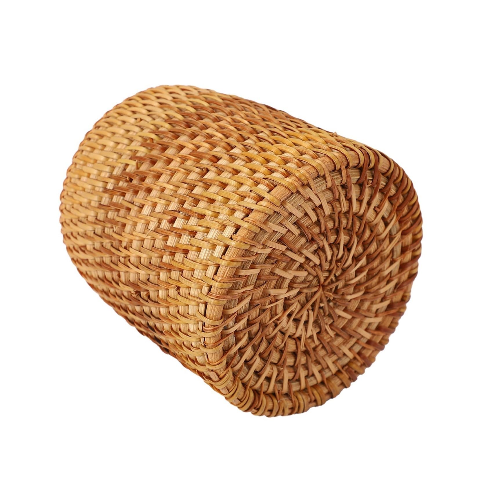 ZNJAMN 1pcs Stationery Storage Wood Vine Rattan Pen HolderCosmetic Holder Hand Woven Multifunctional Handmade for pens
