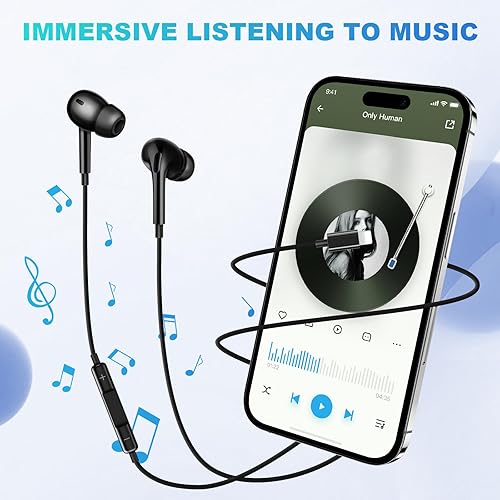 Miniatura 4 de Auriculares USB C tipo C para iPhone1515 Plus15 Pro15 Pro Max, auriculares USB C con micrófono integrado, auriculares USB tipo C con cancelación de