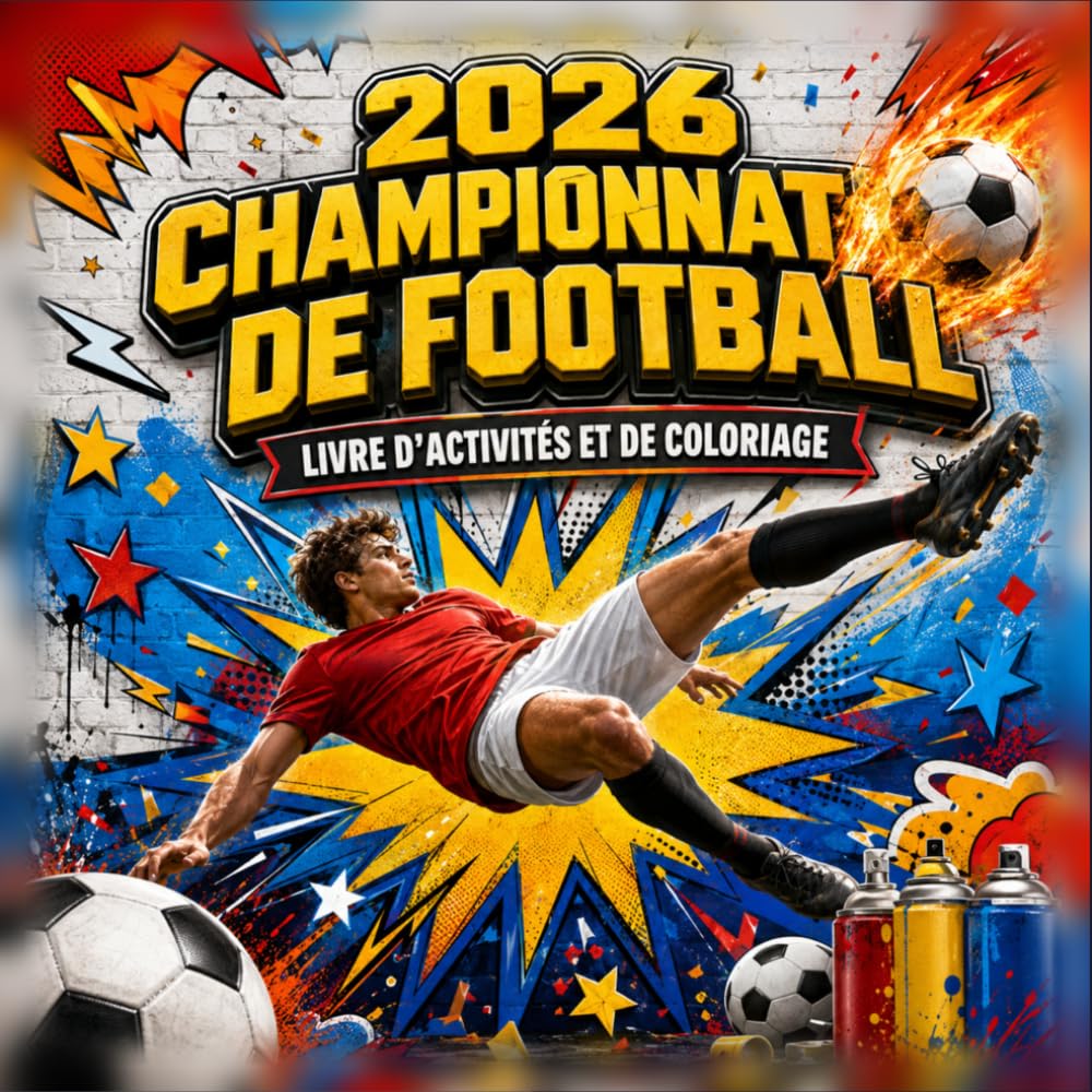 2026 CHAMPIONNAT DE FOOTBALL Livre d'Activités et de Coloriage: 48 Équipes à Découvrir, Jeux de Devinettes, Coloriage et Activités Amusantes pour Tous les Âges