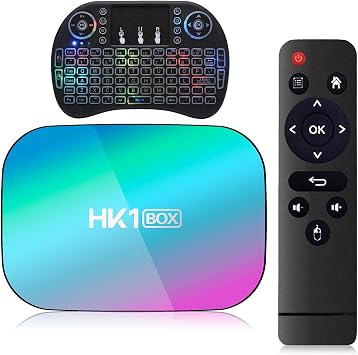 TV Box HK1 BOX Android 9.0 Smart TV Box Amlogic S905X3 CPU 4GB RAM 32GB 2.4G+5G Wifi 1000M BT4.0 8K Smart Media Player USB3.0
