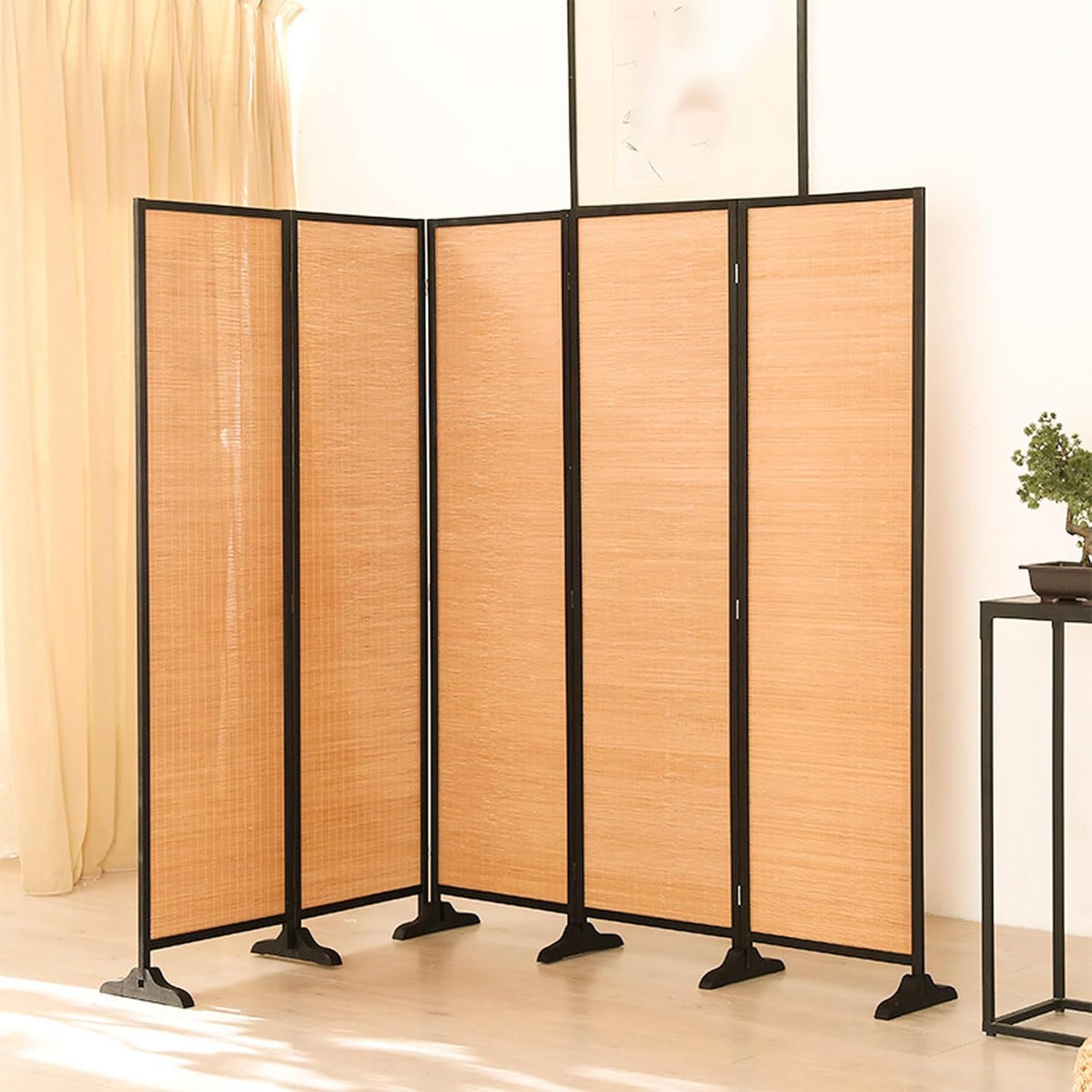 GN2AAIL 間仕切り パーテーション 自立 タイプ1 折りたたみ オシャレ 軽量 衝立 目隠し 和室 リビング 4連 天然木製
