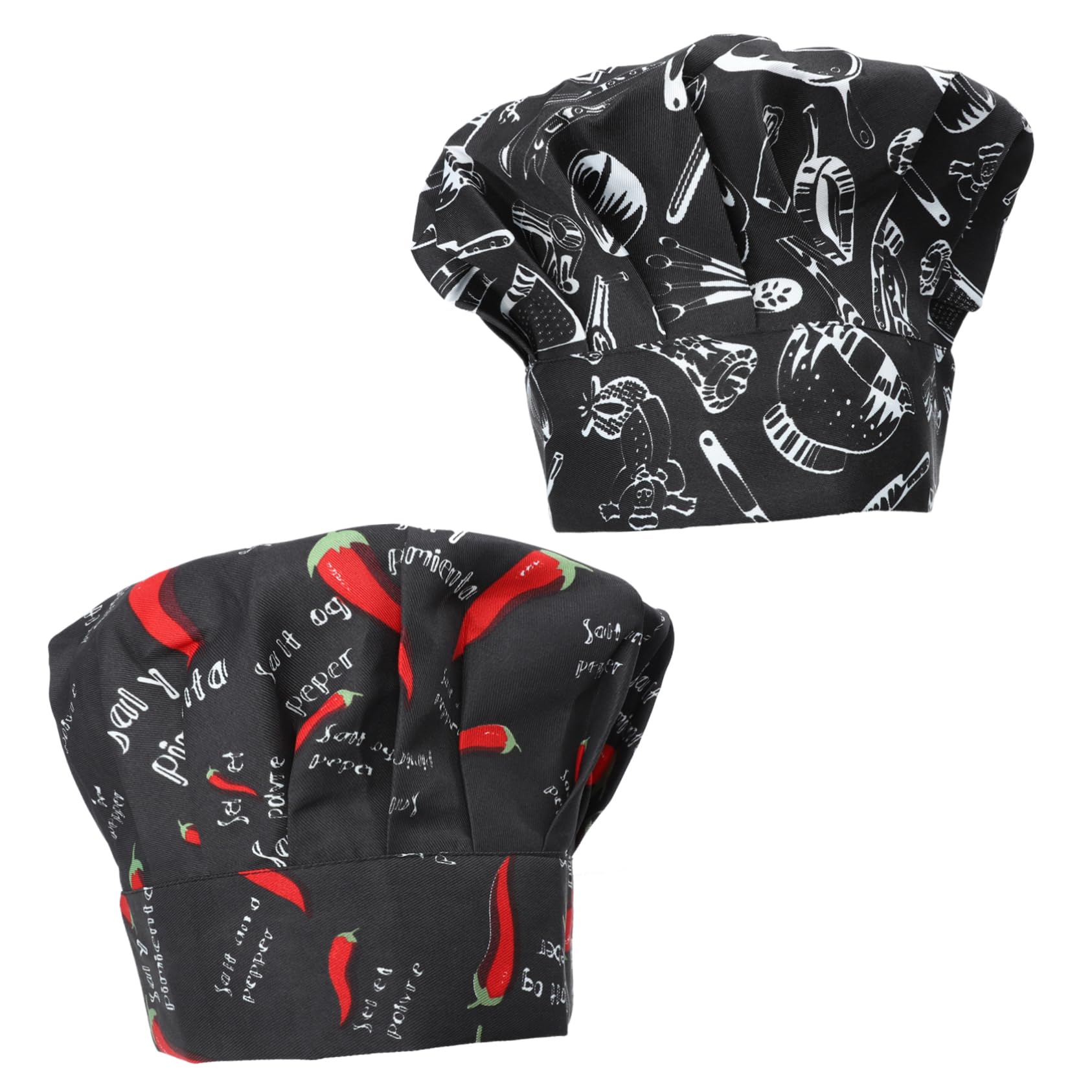 CALLARON 3 Juegos Gorro De Cocinero Gorro De Calavera s para Hombre De Lechero para Hombre Protector Transpirable De Red Divertido 2 Piezas * 3