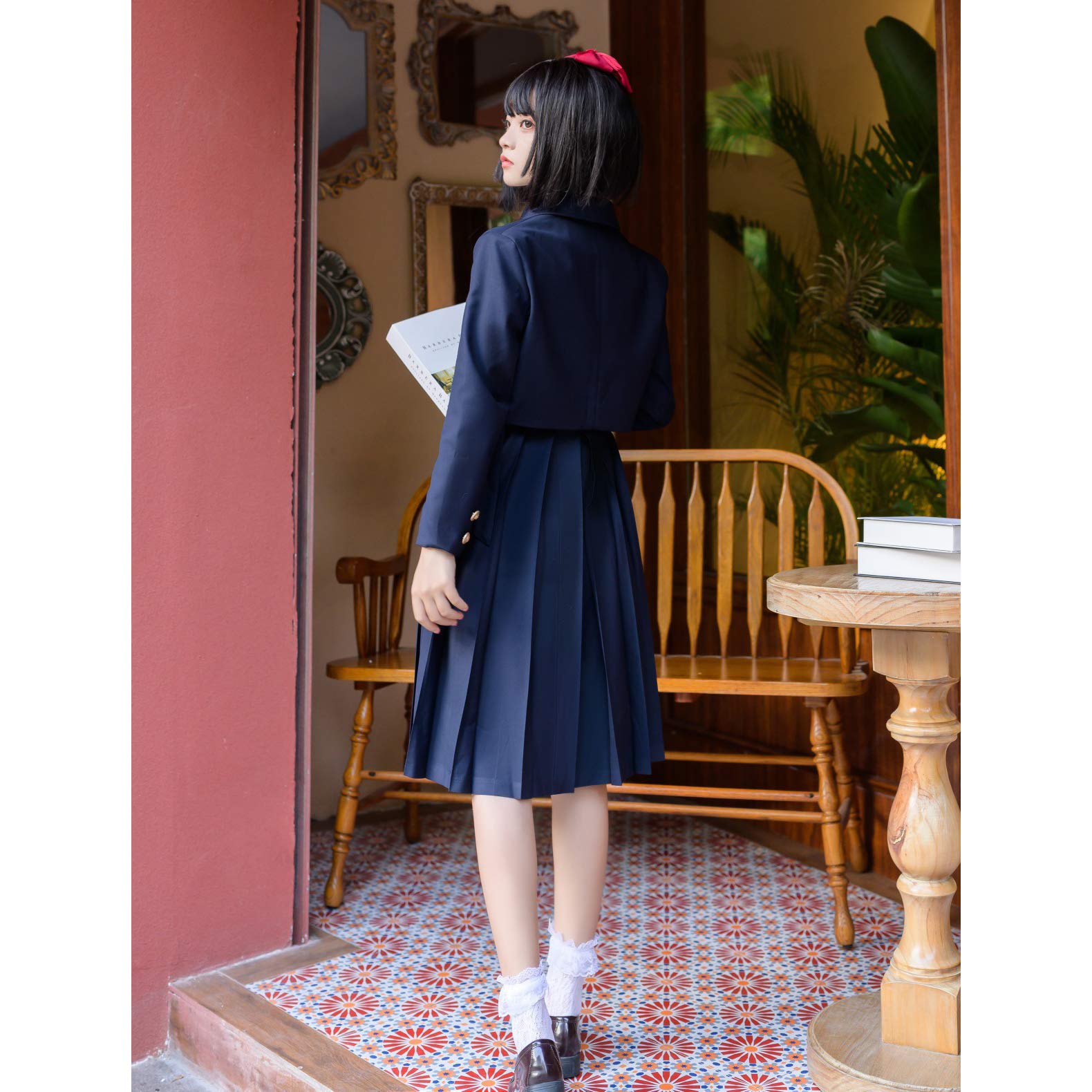 Amazon.co.jp: スクール 制服 女子高生 イギリス風 JK 学生服 コスプレ 