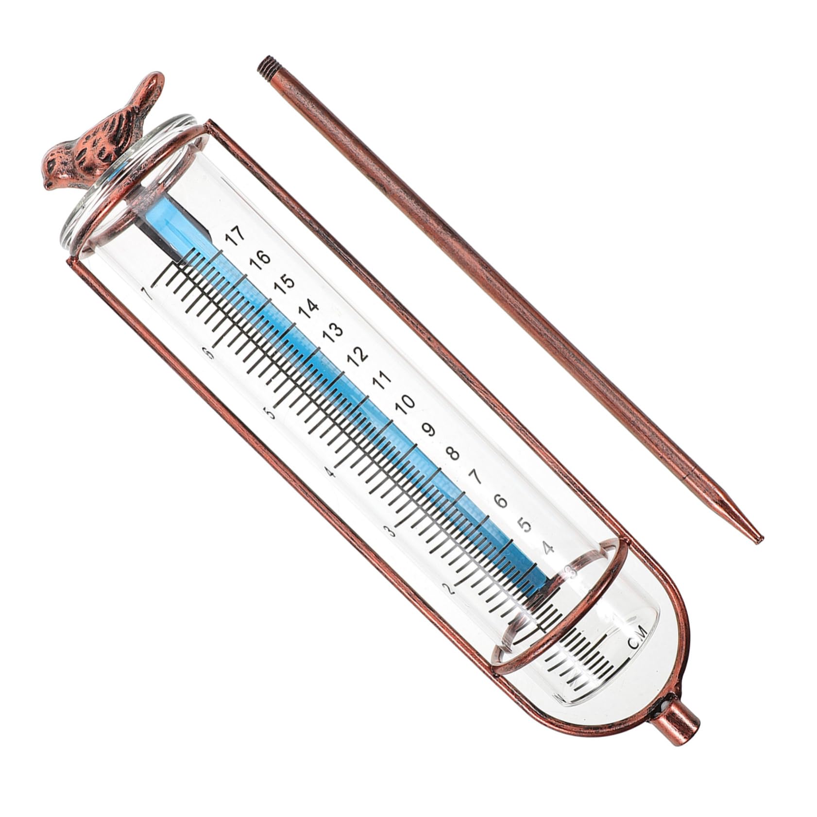 iplusmile 3stücke Garten Regenmesser Wetterfestes Niederschlagsmessgerät Mit Stabiler Standvorrichtung Präzise Messung Elegantes Design Für Outdoor-Bereich
