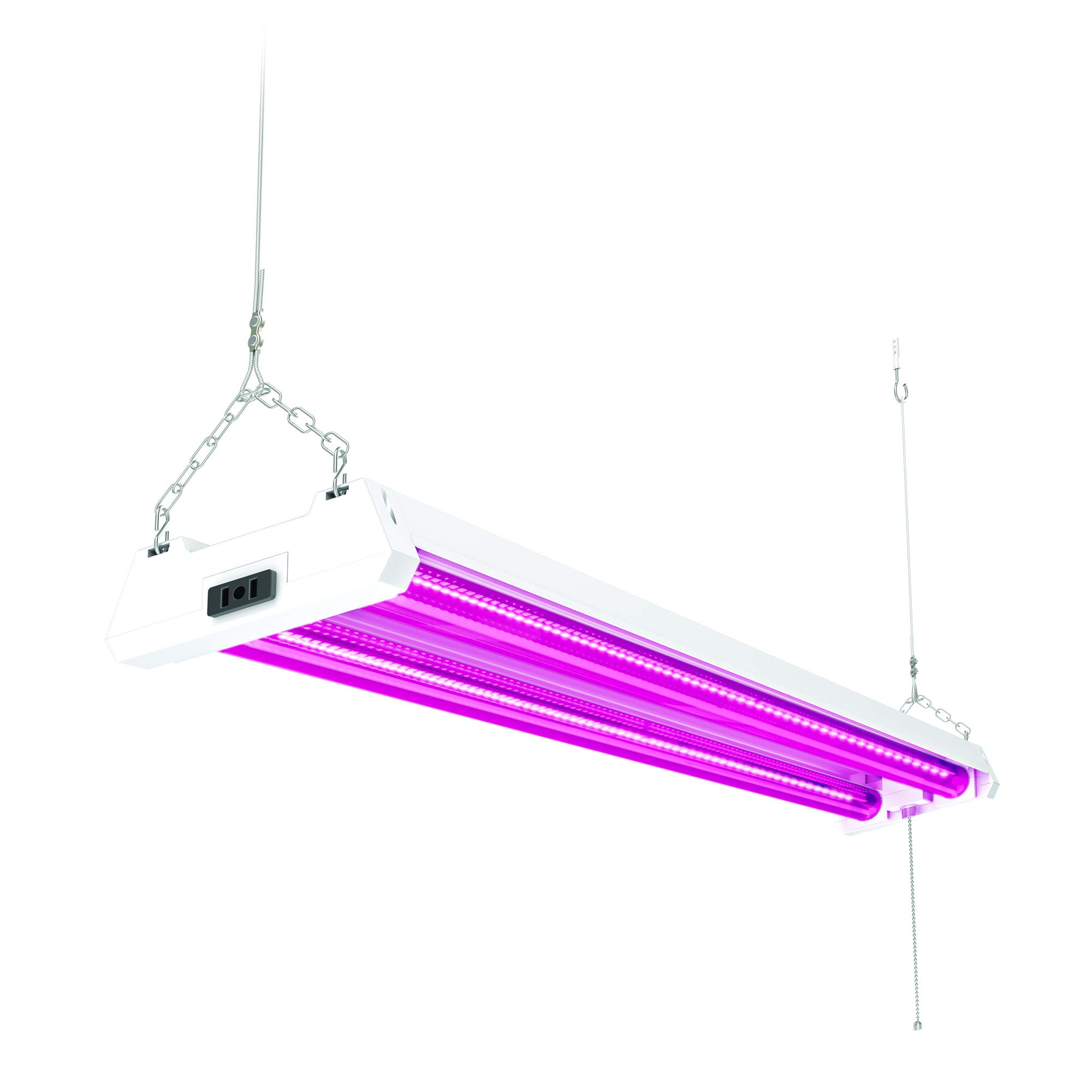 Sunco Lighting 4FT LED Grow Light for Indoor Plants 40W, Full Spectrum, Hanging Suspended Fixture, Linkable, Plug in, Greenhouse Year Round for Indoor Plants Seedlings Vegetables Flowers