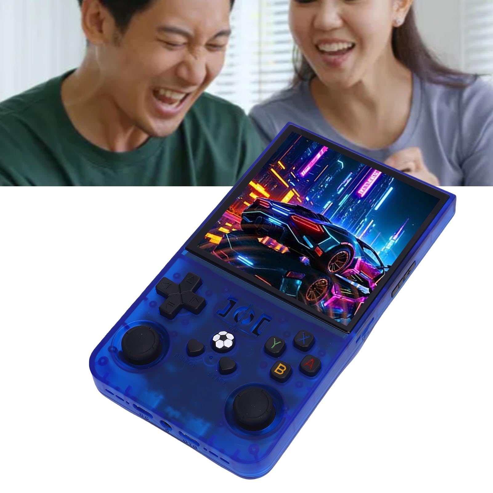 Console di Gioco Portatile retrò, Schermo IPS da 4,0 Pollici Console per Videogiochi Portatile con CPU a 4 Core, Emulatore con Design a Doppio Joystick Batteria da 4000 MAh Stereo Integrato