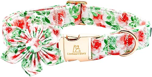 Miniatura 65 de Lionheart glory Collar de perro con bandera estadounidense, collar de flores para perro del 4 de julio, resistente y ajustable, collar patriótico