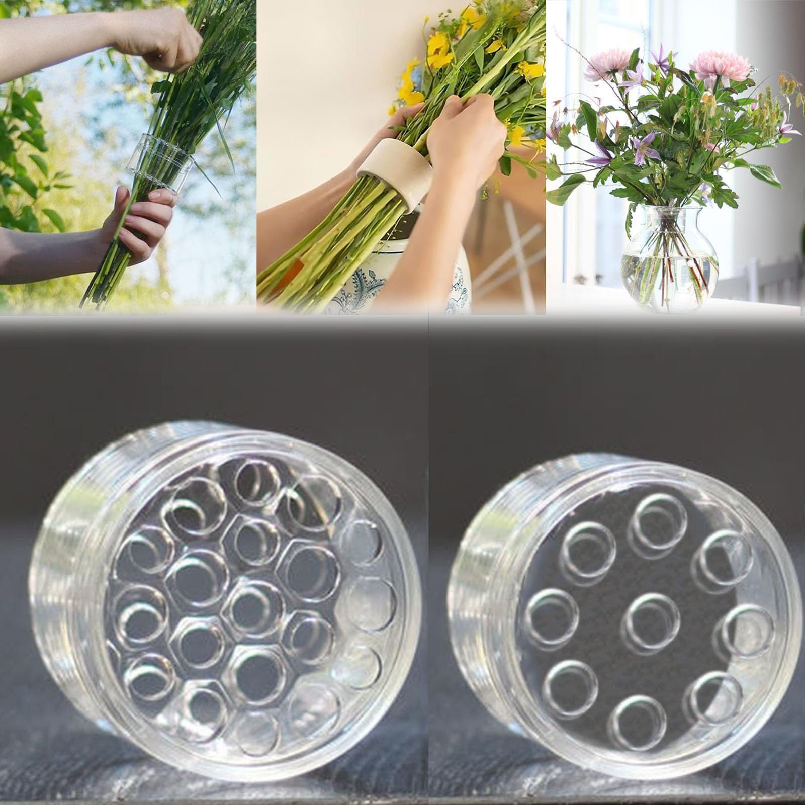 Amazon.co.jp: Meindin 生け花ステムホルダー、ブーケツイスター