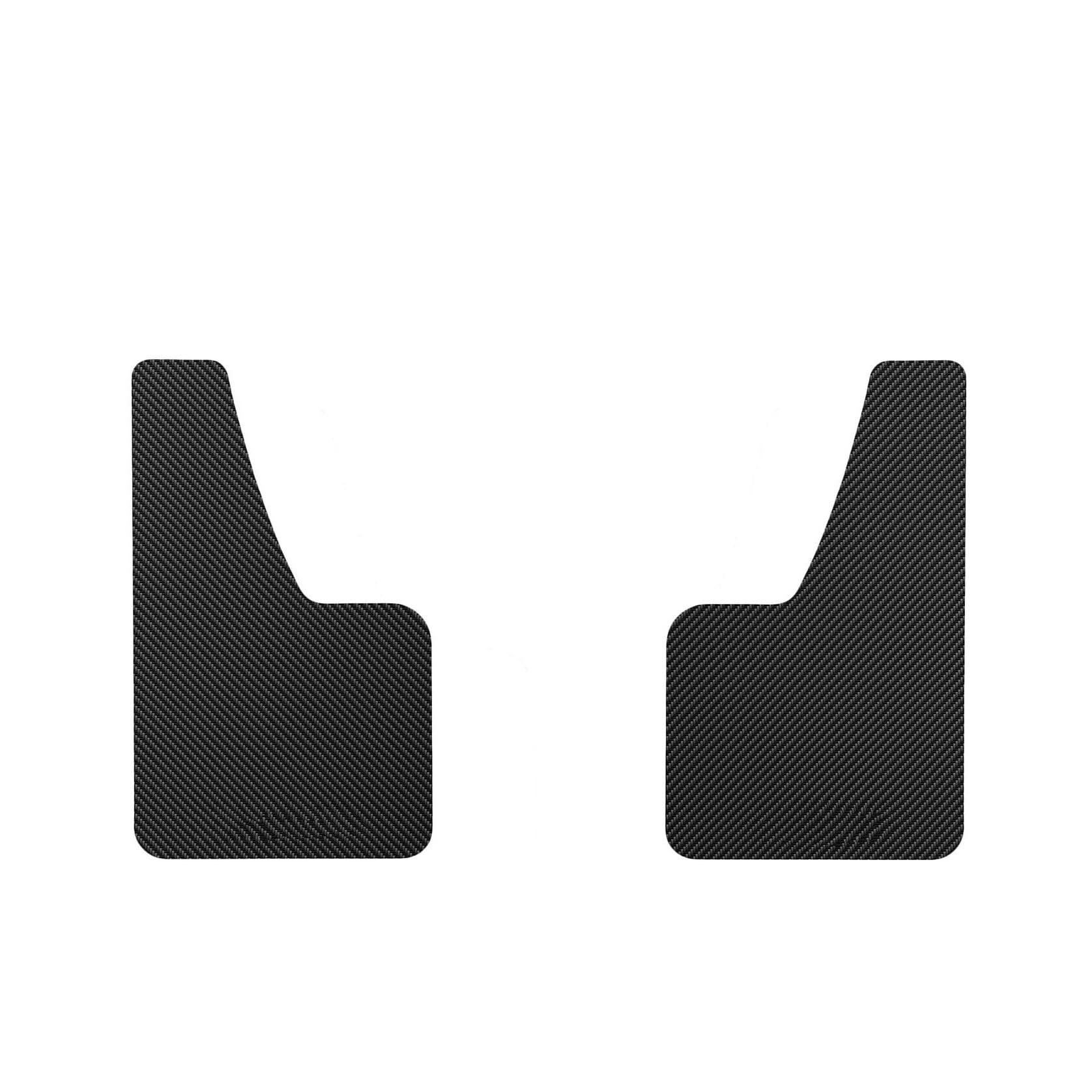 Osłony przeciwbłotne na koła accessorypart Osłony 4 sztuki Carbon Fiber Przód Tył Zestaw Uniwersalny Chlapacze Chlapacze Błotniki Chlapacze Samochodowe Auto Van Akcesoria(4pcs Black)