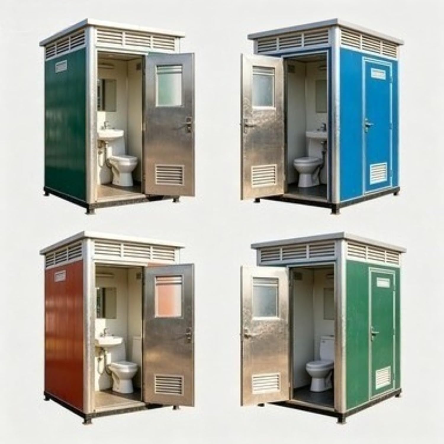 Compact Portable Toilet, Mobile Sanitation Facility for Road Trips and RV Camping, Portable Toilet with Lightweight Build and Sealed Waste Tank