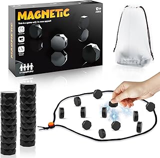 Comprar HA BIN Juego de Ajedrez Magnético Portátil, Divertido Juego de Imanes de Mesa, Ajedrez Magnético Moldeado por Inyección, Juego de Mesa de Piedra Magnética para Fiestas, Familiares y Amigos Regalo