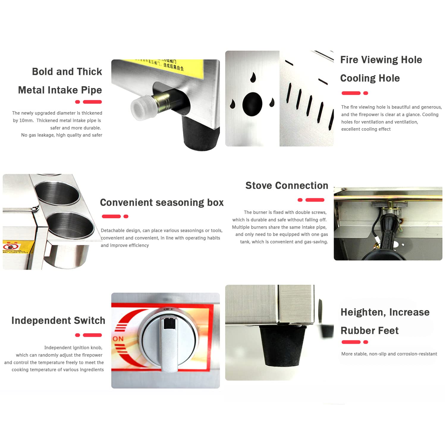 Friggitrice professionale a gas GPL in acciaio inox con cestello da 10 l x 2 e coperchio per patatine fritte, ideale per uso domestico e ristorante