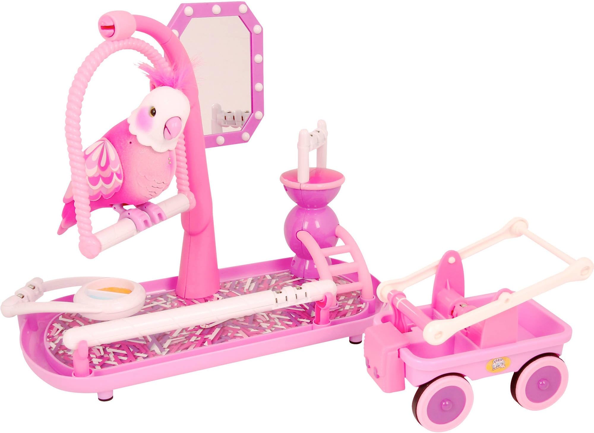 Little Live Pets Bird Clever Keet Pink - Amazing, Talking, Singing Toy Pets for Kids